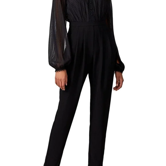 Three Floor Black Jumpsuit L 10 - Picture 8 of 16